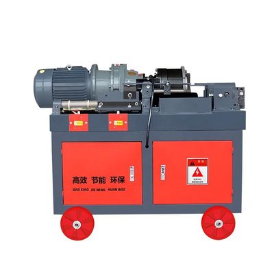 직선 스레드 롤링 머신 가볍게 작동하기 위해 4.0KW 리버 헤드 스레딩 머신