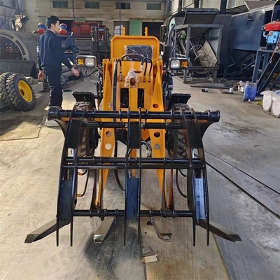 600kg 기계 무게 7 톤 앞 로더 877h 앞 바퀴 로더 4.2cbm 버킷