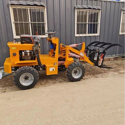 600kg 기계 무게 7 톤 앞 로더 877h 앞 바퀴 로더 4.2cbm 버킷
