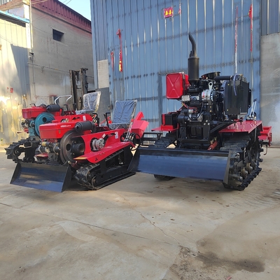 농업용 25hp 크롤러 트랙터용 800 KG 다기능 로터리 틸러