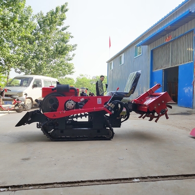 소규모 농장 시드베드 준비용 800 KG 디젤 전력형 회전 틸러