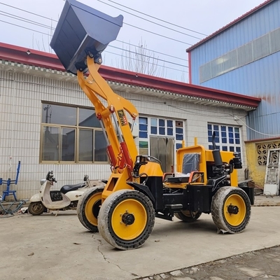 건설자재 상점 탕차이 엔진 휠 로더 앞면 400kg 로딩 용량