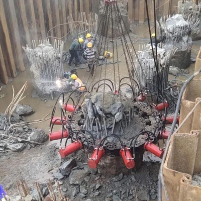 발굴기 건설자재 상점용 수압 콘크리트 분쇄기 덤불 깎기 1470kg