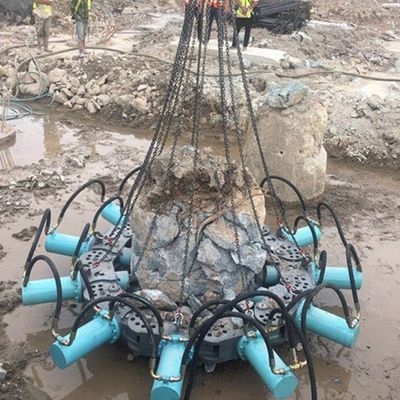 1470kg 베포커스 수압 덩어리 분쇄기 발굴기 둥근 콘크리트 덩어리 분쇄기