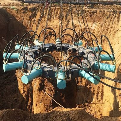1470kg 베포커스 수압 덩어리 분쇄기 발굴기 둥근 콘크리트 덩어리 분쇄기