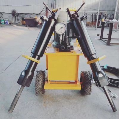 바위 분할 지름 20mm 수동 석굴 돌 껍질 및 200KG 무게와 함께 톱니