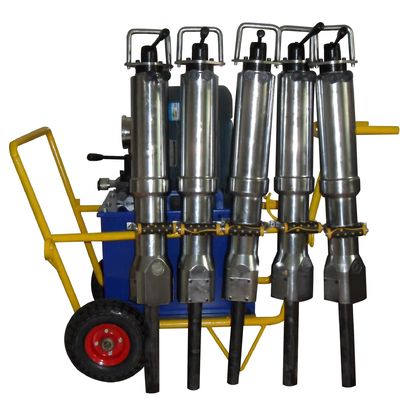 400 톤 분할 힘 콘크리트 철거 건설을 위한 수압 바위 분할기