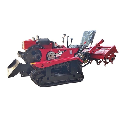 35hp 후 로터리 크롤러 미니 파워 틸러 2.5*1*1.3m 크기와 긴 서비스 수명