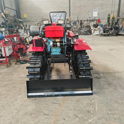 35hp 후 로터리 크롤러 미니 파워 틸러 2.5*1*1.3m 크기와 긴 서비스 수명