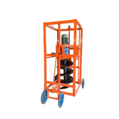 작은 파기 기계 48cc 196cc 212cc 가스 지구 오거 빗 덩어리