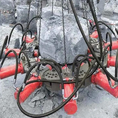 고객의 요청에 따라 덩어리 절단 600mm 800mm 맞춤형 덩어리 찢기 기계