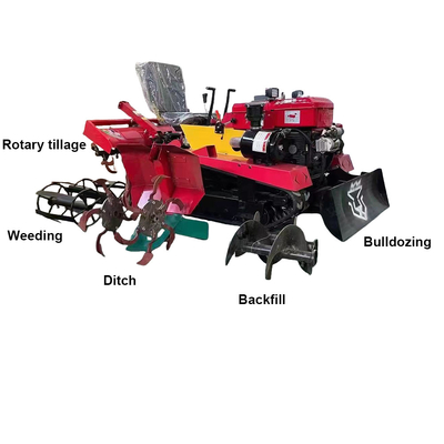 농장 재배기 장리 504 4륜 트랙터 50hp 4륜 구동 트랙터 회전 틸러