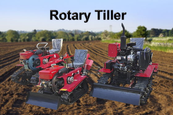 농장 재배기 장리 504 4륜 트랙터 50hp 4륜 구동 트랙터 회전 틸러