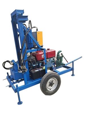 스틸 크롤러 장착 로터리 휴대용 물 우물 파리 리그 100m 150m 200m 300m