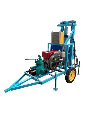 공기 볼트 드릴 200m 디젤 수압 소형 휴대용 물 우물 파기 기계