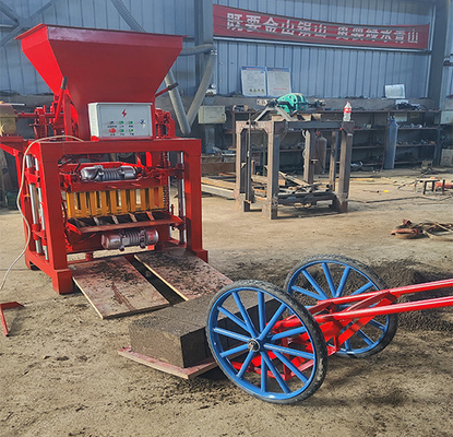 75KN 진동 벽돌 제조 기계 블록/ 380V 전압의 벽돌 제조 기계