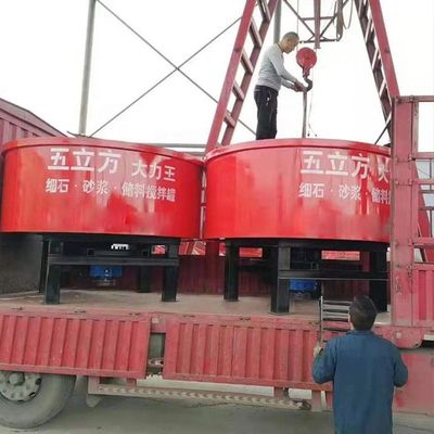 70.0mm 드럼 두께 고객 요구 프로젝트에 대한 수직판 판 콘크리트 믹서