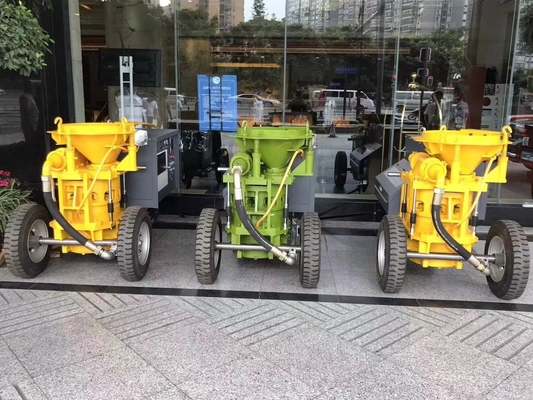 7.5kW 건조 샷콘크리트 시멘트 밀터 건조용 소재를 위한 유투스 분사 기계