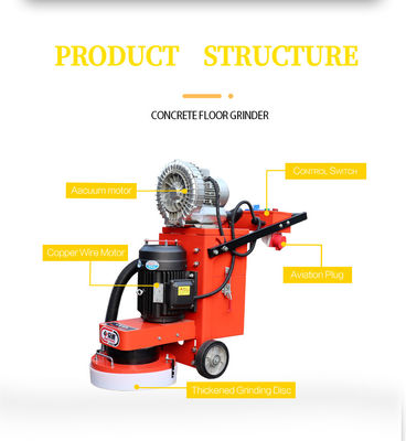 핸드 푸시 콘크리트 밀더 행성 단일 디스크 바닥 밀딩 롤링 머신