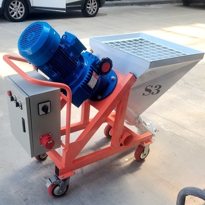 50L 호퍼 용량 400W 정밀 및 마무리을위한 자동 벽 플라스팅 기계