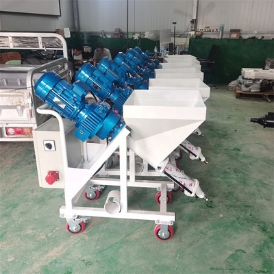 50L 호퍼 용량 400W 정밀 및 마무리을위한 자동 벽 플라스팅 기계