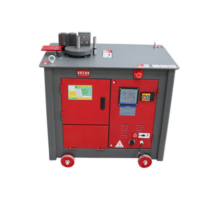 소용량 스티어럽 굽기 기계 완전 자동 Cnc 25mm 철강 막대 허프 굽기