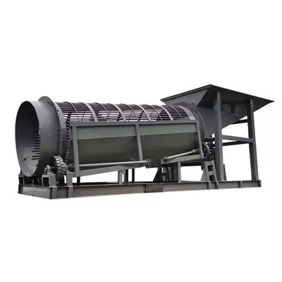 1800 KG 용량 진동 기계 모래와 돌 분리를 위한 외식 드럼 스크린