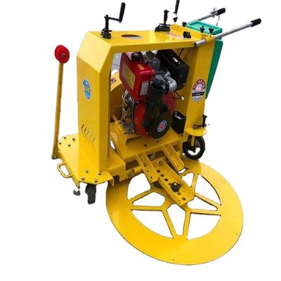 도로 라운드 매너홀 커버 절단 기계 170kg 콘크리트 베일 웰 커버 절단