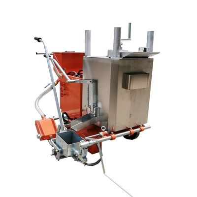 1200*850*1000mm 크기와 1-2mm 라인 두께의 열 플라스틱 도로 페인트 기계