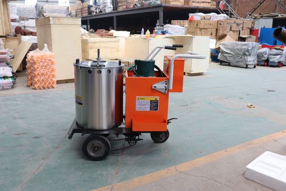 1200*850*1000mm 크기와 1-2mm 라인 두께의 열 플라스틱 도로 페인트 기계