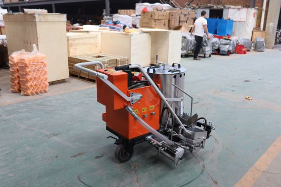 1200*850*1000mm 크기와 1-2mm 라인 두께의 열 플라스틱 도로 페인트 기계