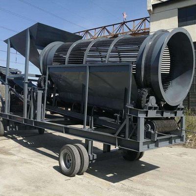 배틀필드 샌드 스크리닝 머신 듀플 레이어 진동 11m*2.2m*3.7m 1800 KG
