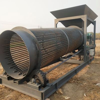 미니 모래 스크리닝 기계 토양 1800 KG 무게와 11m * 2.2m * 3.7m 크기가 중요합니다