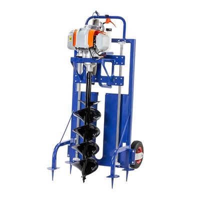 65cc 수동 회전 토양 토양 오거 포스트 구멍 파기 기계 구멍 파기