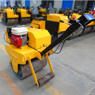 건설 재료 상점용 디젤 엔진 두 배 드럼 진동 도로 롤러 뒤에 걸어