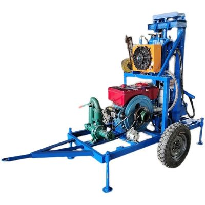 휴대용 디젤 물 우물 바위 드릴 리그 기계 공기 볼트 드릴 550 kg