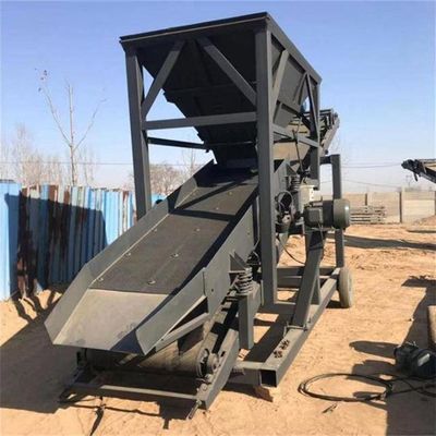 토양 및 돌을 위한 380 볼트 전기 3층 진동 모래 스크리닝 기계