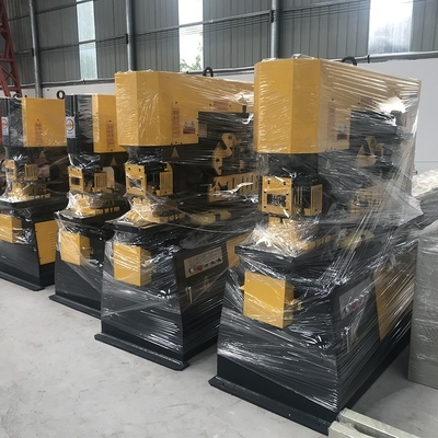 380V 수압 전원 원자 Q35Y 시리즈 120T 금속 깎기 각도 펀칭 기계
