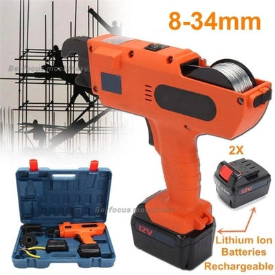 전기 묶기 기계 12V 4500mAh 8mm-34mm 리버 묶기 위해 2 개의 배터리 톱니와 함께