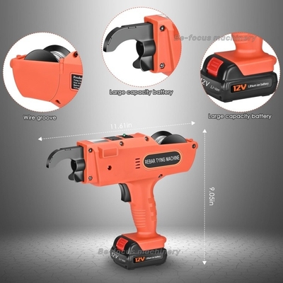 전기 묶기 기계 12V 4500mAh 8mm-34mm 리버 묶기 위해 2 개의 배터리 톱니와 함께