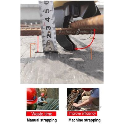 자동 리바어 묶기 와이어 머신 무선 재충전 결합 도구 500*275*250mm