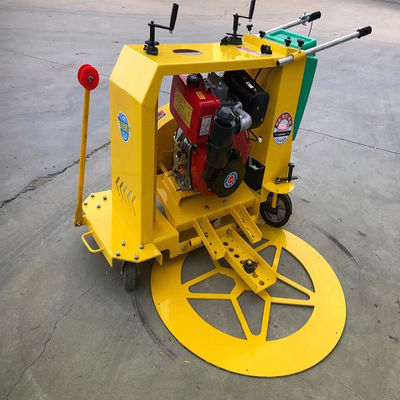 130mm 절단 깊이 수동으로 밀고 둥근 매너홀 커버 시우 슬롯 기계 도로 손상을 위해