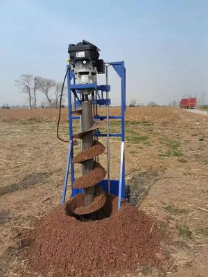 나무 심기 170-220r/min의 속도와 45KG의 무게를 가진 핸드 포스트 구멍 파기