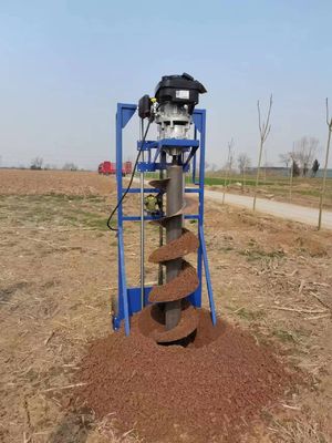 나무 심기 170-220r/min의 속도와 45KG의 무게를 가진 핸드 포스트 구멍 파기