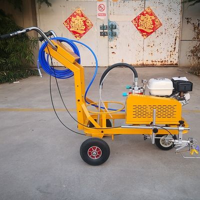 도로 라인 교통 및 주차 라인 1450*830*1100mm에 대한 손으로 밀어 페인트 응용 기계