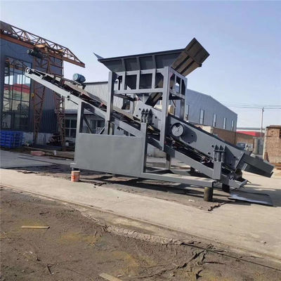 3층 진동 모바일 셰프트리스 쓰레기 롤러 스크린 모래 스크린에 이상적입니다.