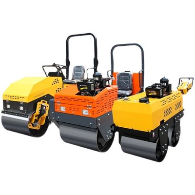 32KN 흥분 힘 7.5 KW 1-5 톤 도로 롤러 최적 토양 압축 결과