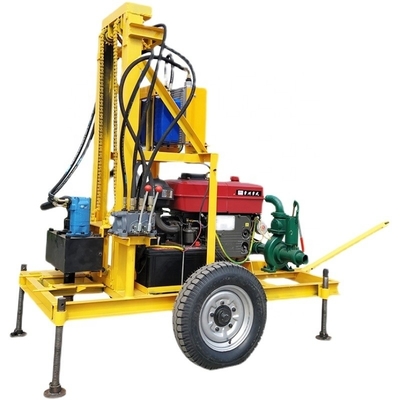 필리핀에서 35hp 150m 삼륜구동 물 우물 파기 기계 이동성 및 효율성